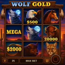 NaoBet - Wolf Gold Slot Game - Money Symbol Jackpots